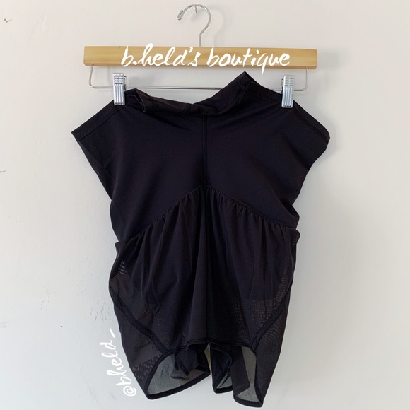 lululemon Nulu and Mesh High-Rise Yoga Short 3.5" in Black Size 4 New NWT - Picture 7 of 16